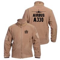 Thumbnail for Airbus A330 & Plane Designed Fleece Military Jackets (Customizable)