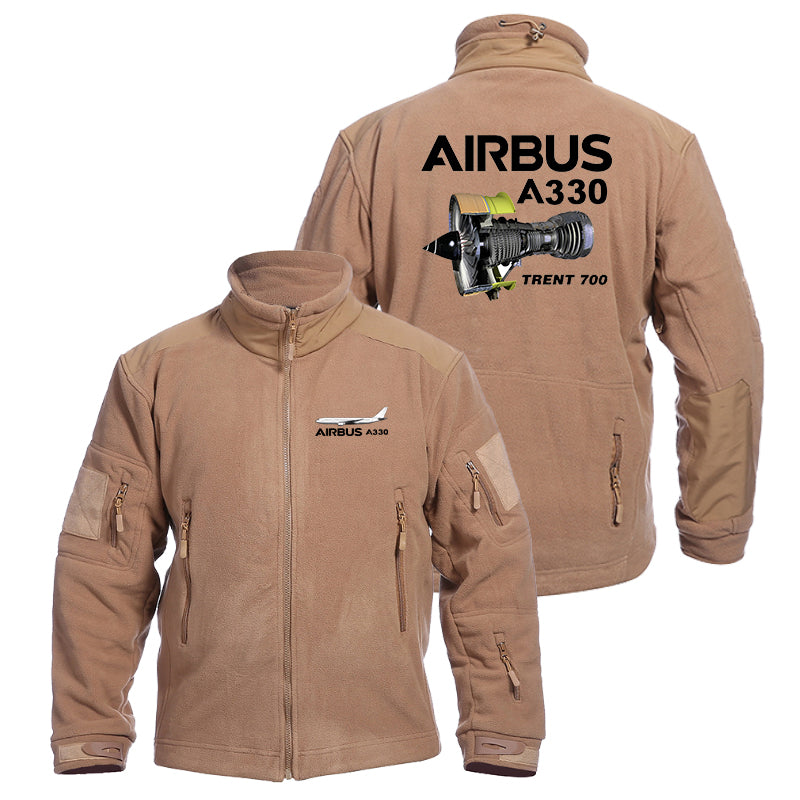 Airbus A330 & Trent 700 Engine Designed Fleece Military Jackets (Customizable)