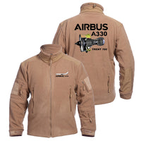 Thumbnail for Airbus A330 & Trent 700 Engine Designed Fleece Military Jackets (Customizable)