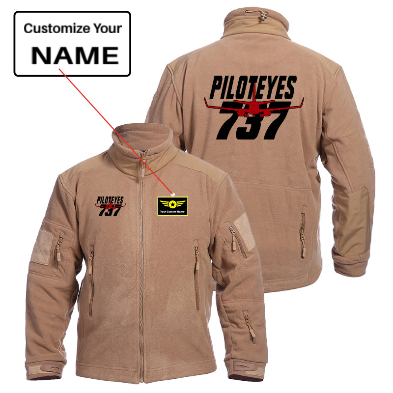 Amazing Piloteyes737 Designed Fleece Military Jackets (Customizable)