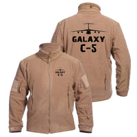 Thumbnail for Galaxy C-5 & Plane Designed Fleece Military Jackets (Customizable)