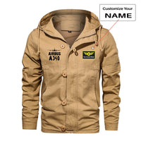 Thumbnail for Airbus A340 & Plane Designed Cotton Jackets