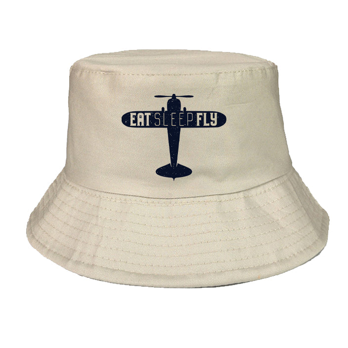 Eat Sleep Fly & Propeller Designed Summer & Stylish Hats