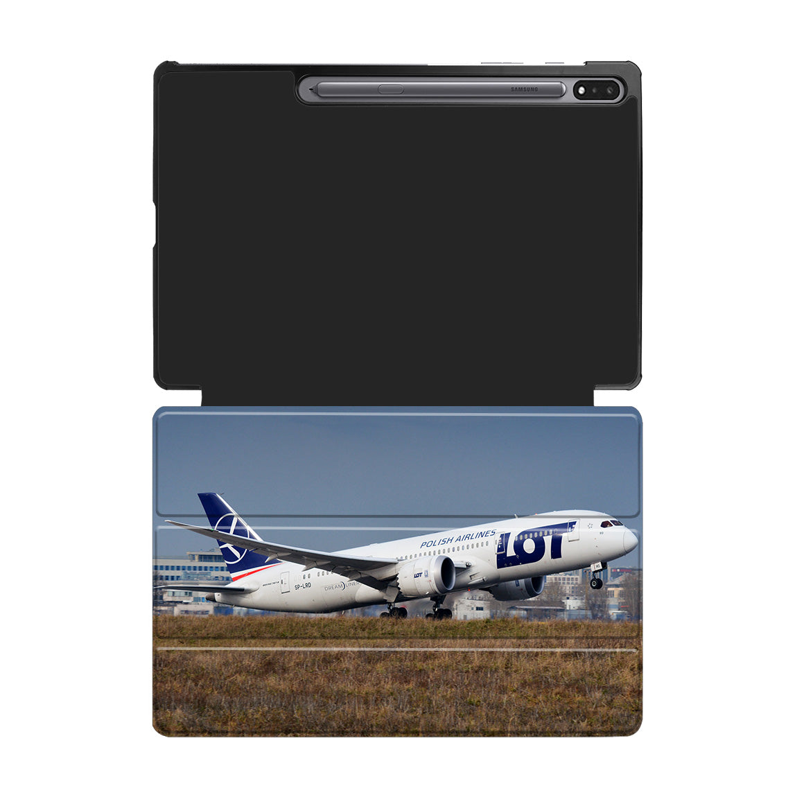 LOT Polish Airlines Boeing 787 Designed Samsung Tablet Cases