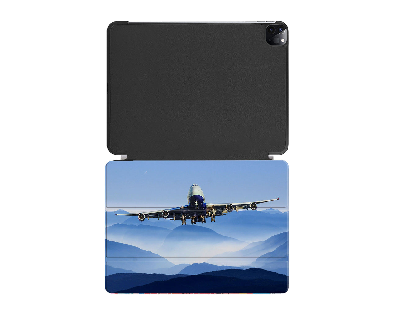 Landing Boeing 747 From Front Designed iPad Cases