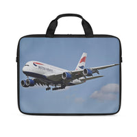 Thumbnail for Landing British Airways A380 Designed Laptop & Tablet Bags