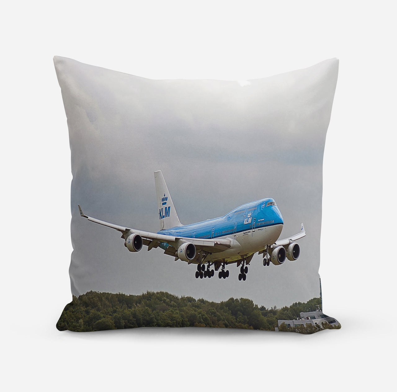 Landing KLM's Boeing 747 Designed Pillows