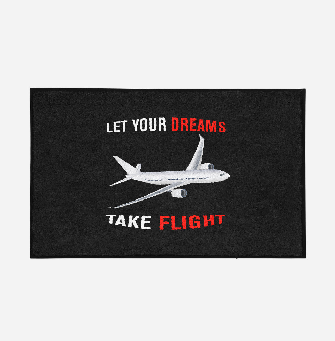 Let Your Dreams Take Flight Designed Door Mats