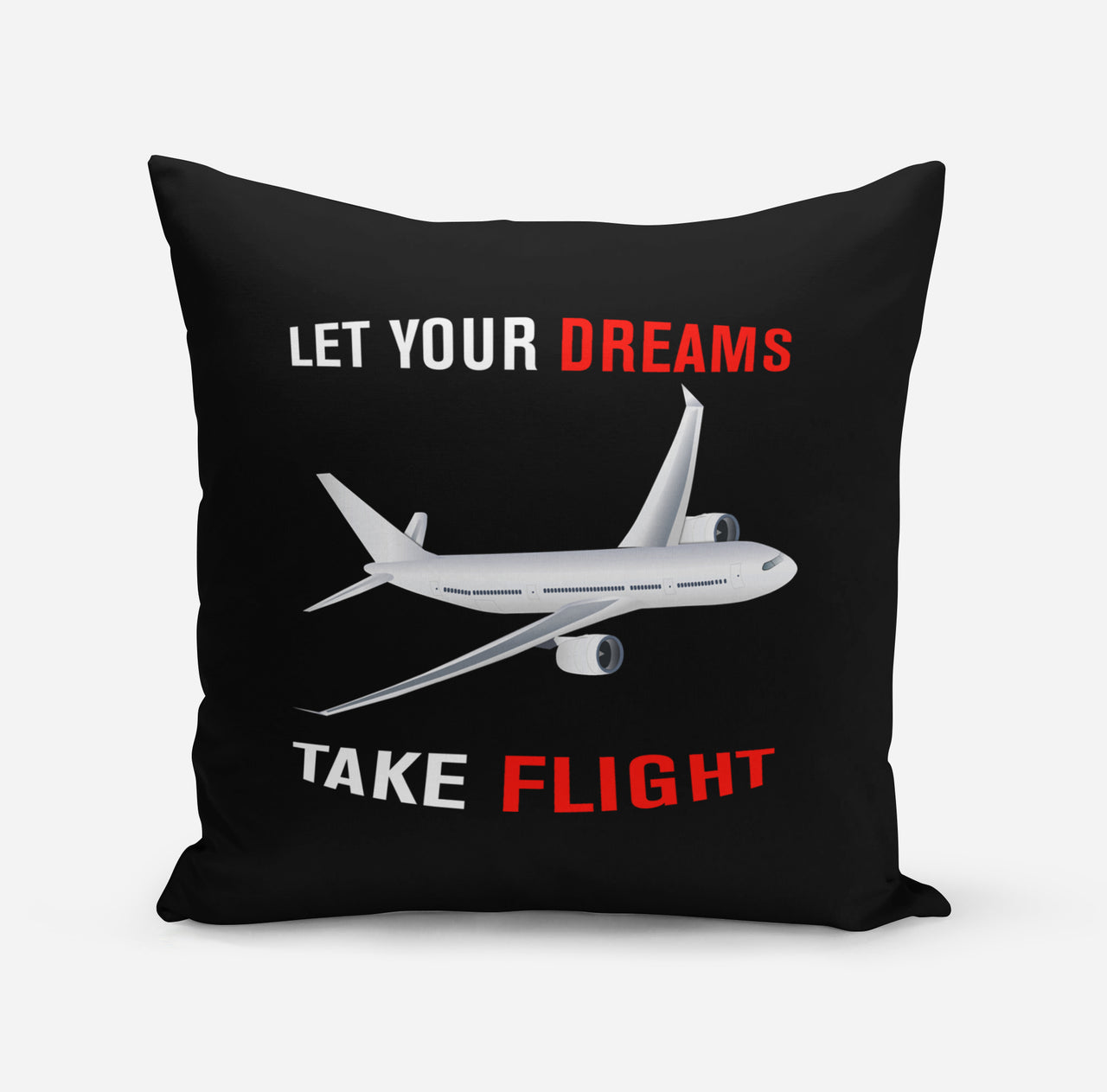 Let Your Dreams Take Flight Designed Pillows