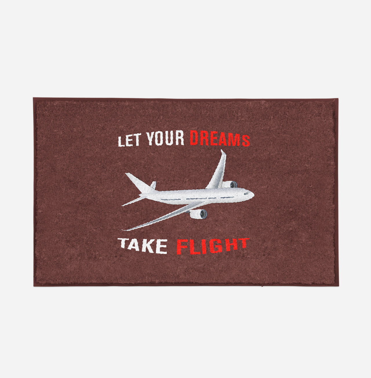 Let Your Dreams Take Flight Designed Door Mats