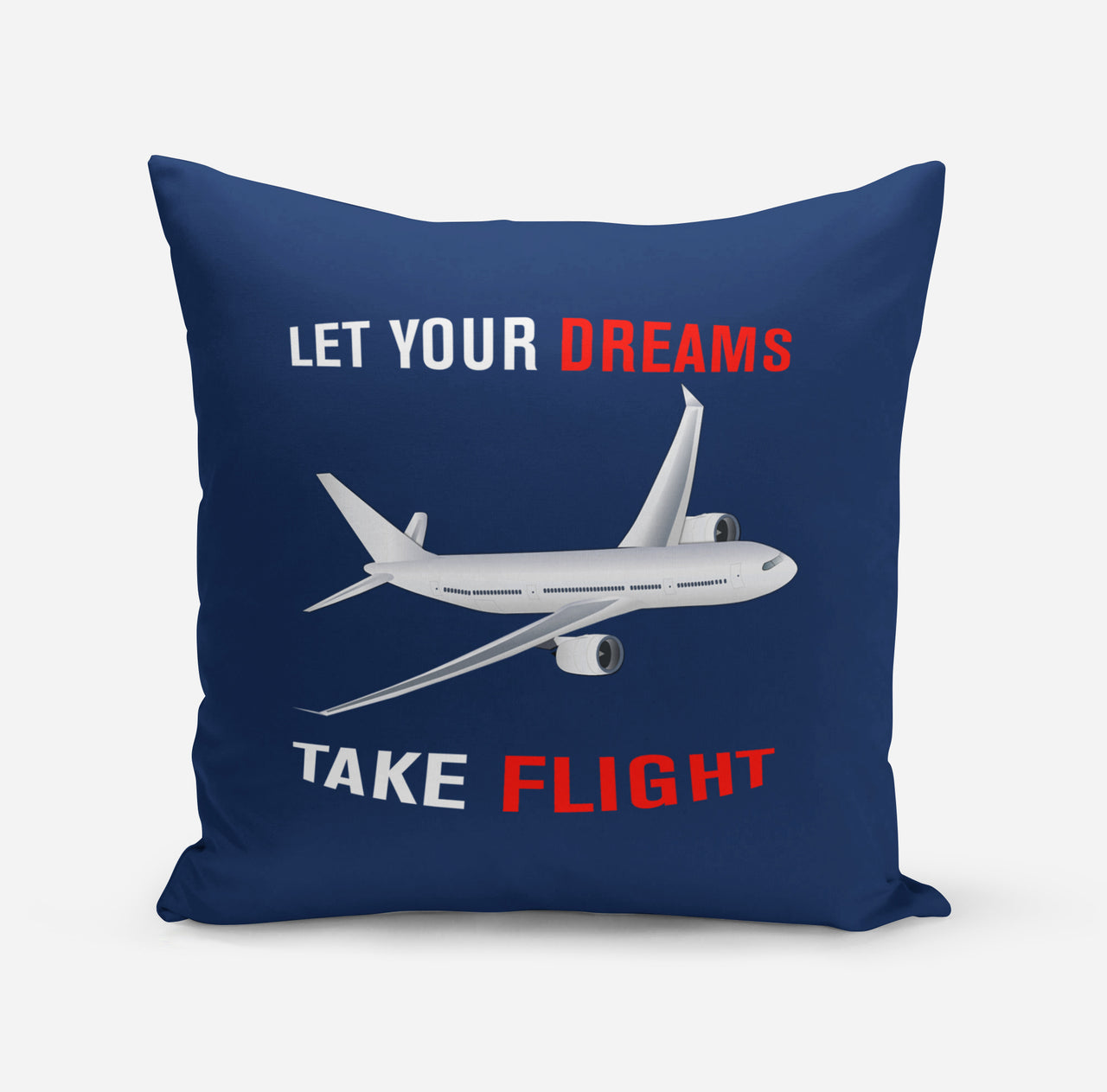 Let Your Dreams Take Flight Designed Pillows