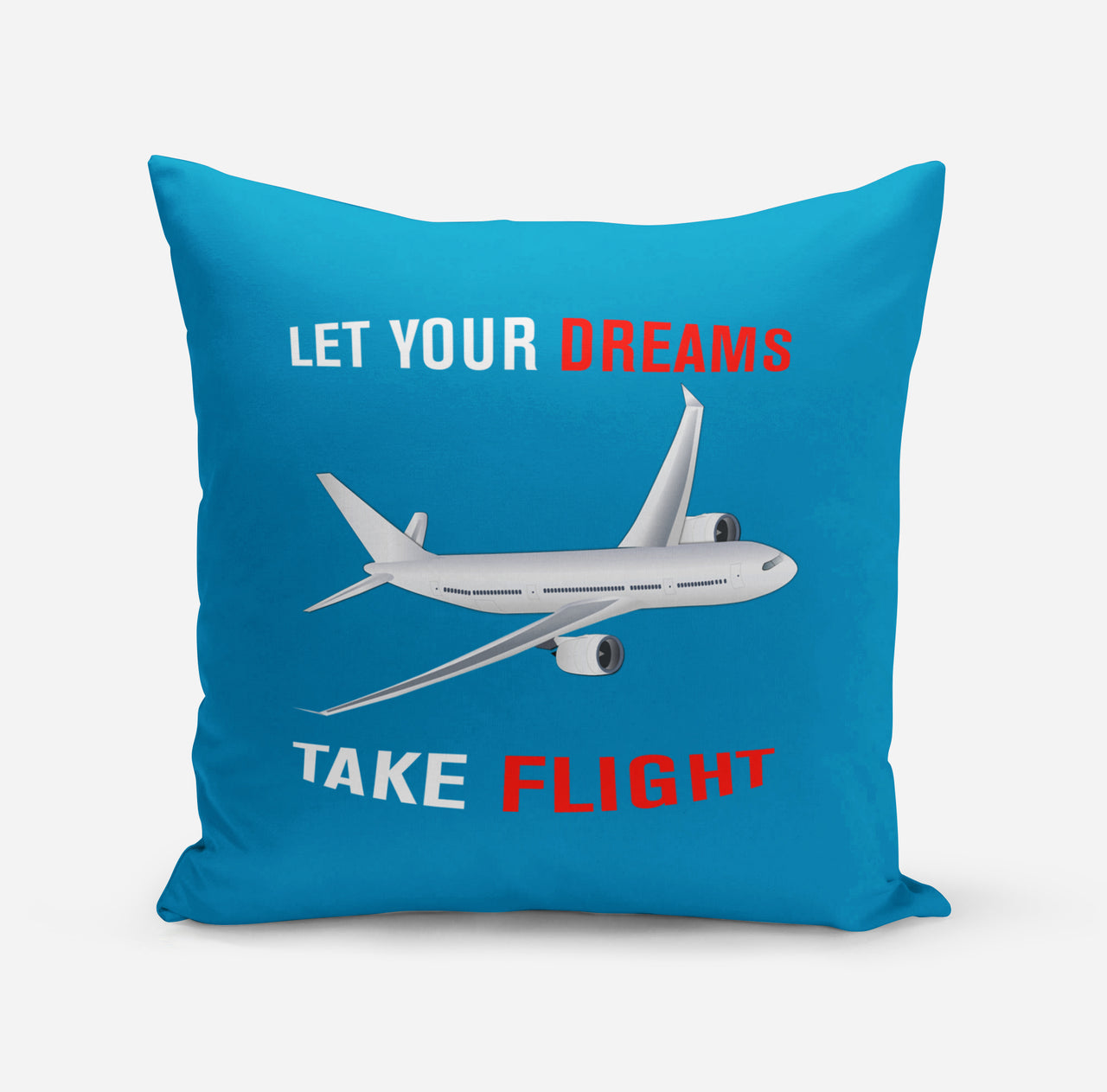 Let Your Dreams Take Flight Designed Pillows