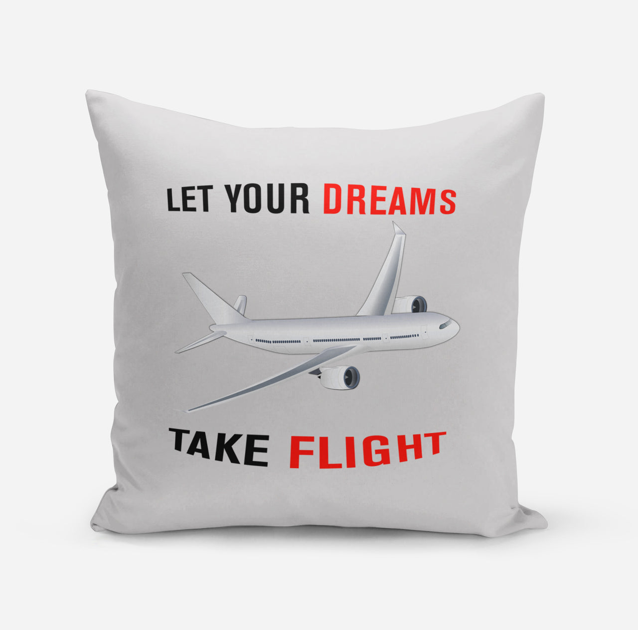 Let Your Dreams Take Flight Designed Pillows