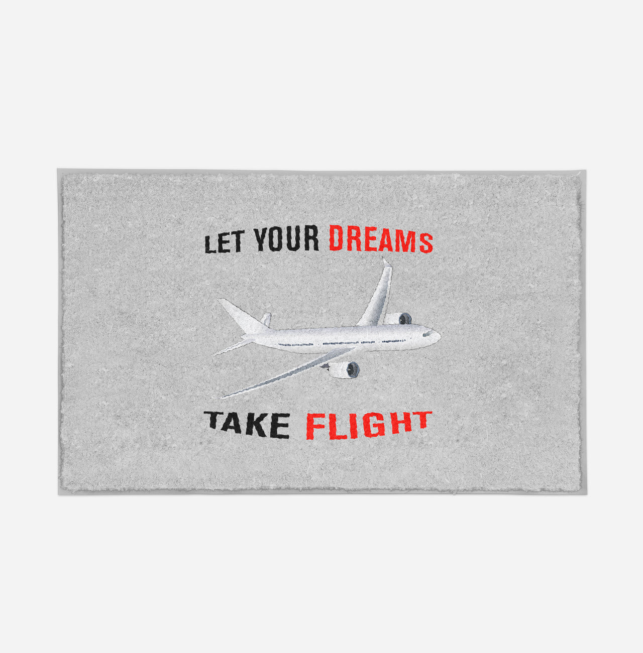 Let Your Dreams Take Flight Designed Door Mats