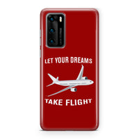 Thumbnail for Let Your Dreams Take Flight Designed Huawei Cases