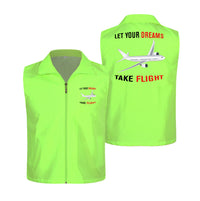 Thumbnail for Let Your Dreams Take Flight Designed Thin Style Vests