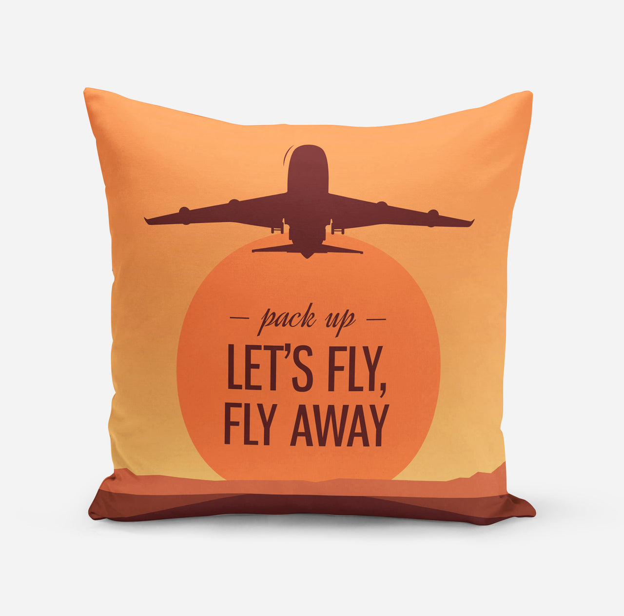 Let's Fly Away Designed Pillows