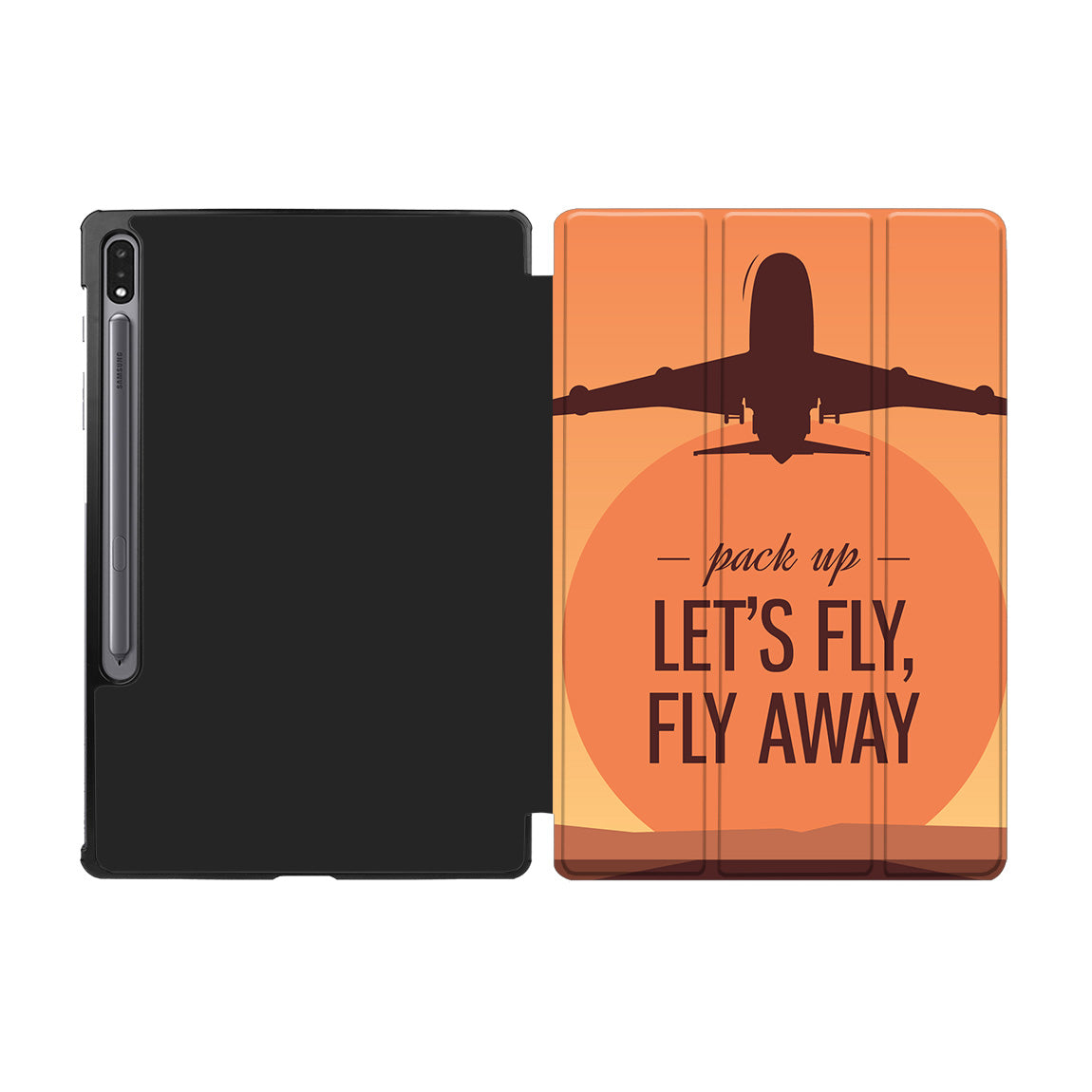 Let's Fly Away Designed Samsung Tablet Cases