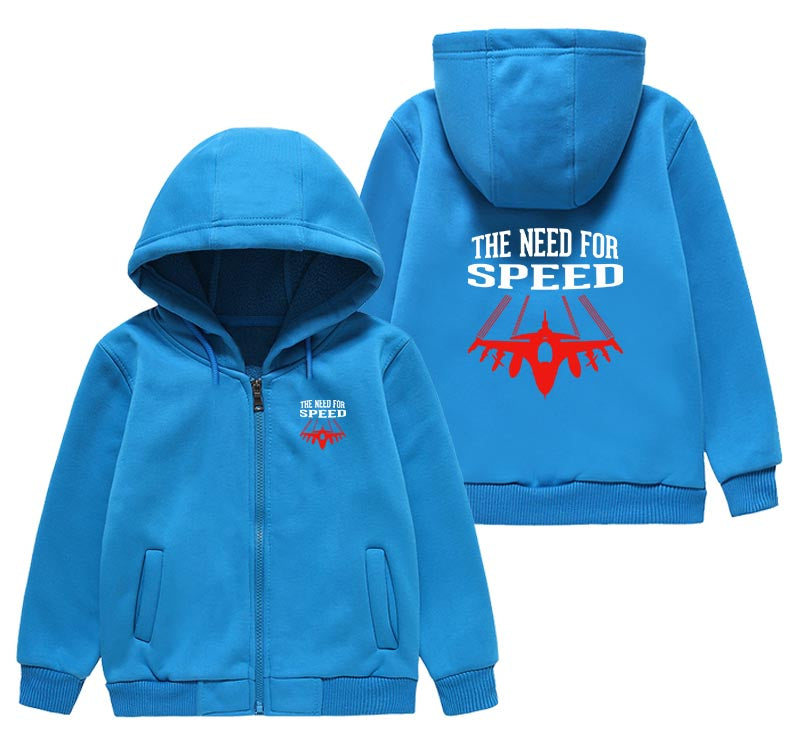 The Need For Speed Designed "CHILDREN" Zipped Hoodies