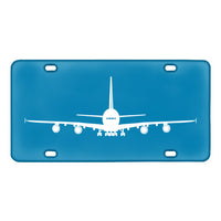 Thumbnail for Airbus A380 Silhouette Designed Metal (License) Plates