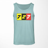 Thumbnail for Flat Colourful 727 Designed Tank Tops