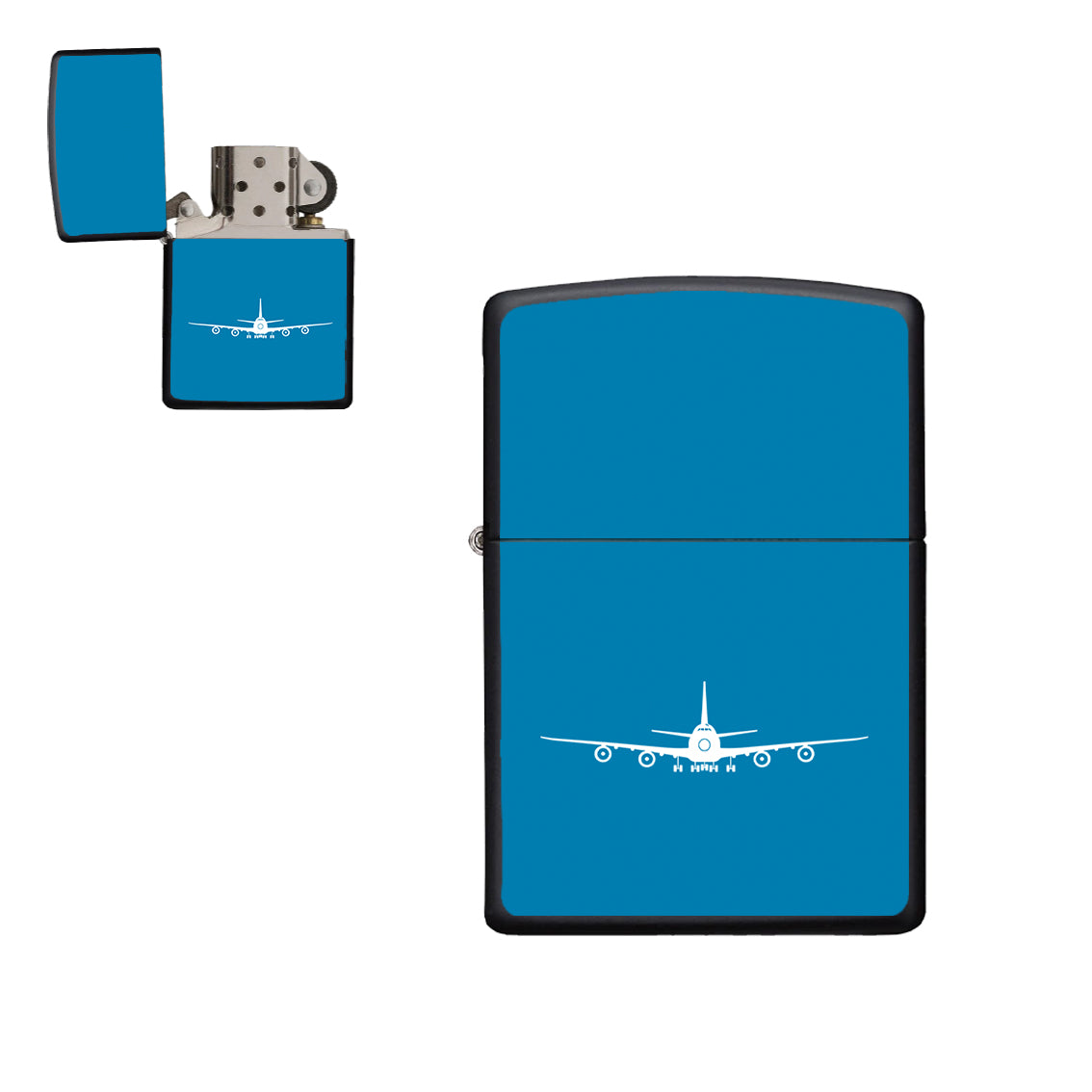 Boeing 747 Silhouette Designed Metal Lighters