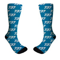 Thumbnail for 737 Flat Text Designed Socks