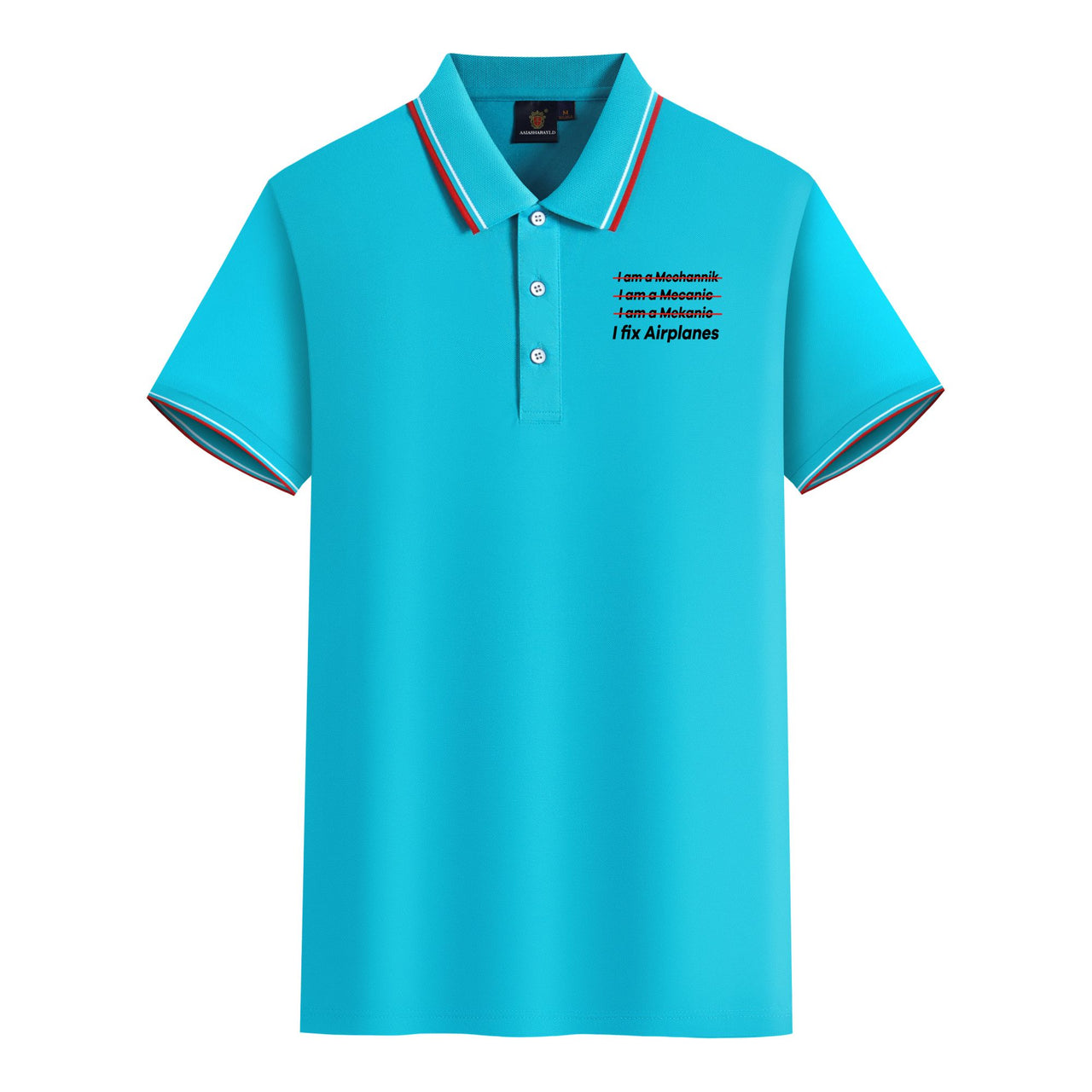 I Fix Airplanes Designed Stylish Polo T-Shirts