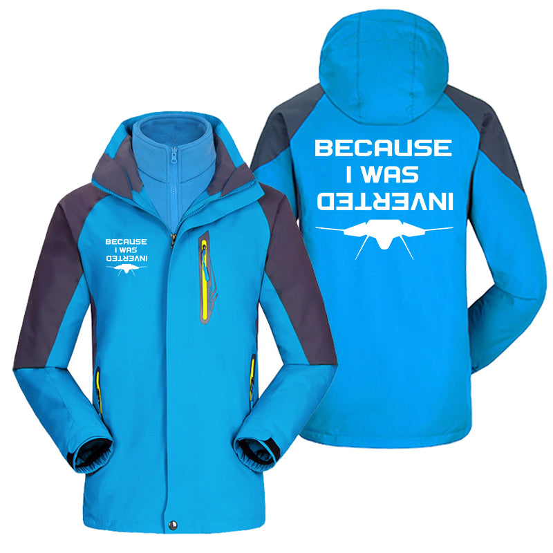 Because I was Inverted Designed Thick Skiing Jackets