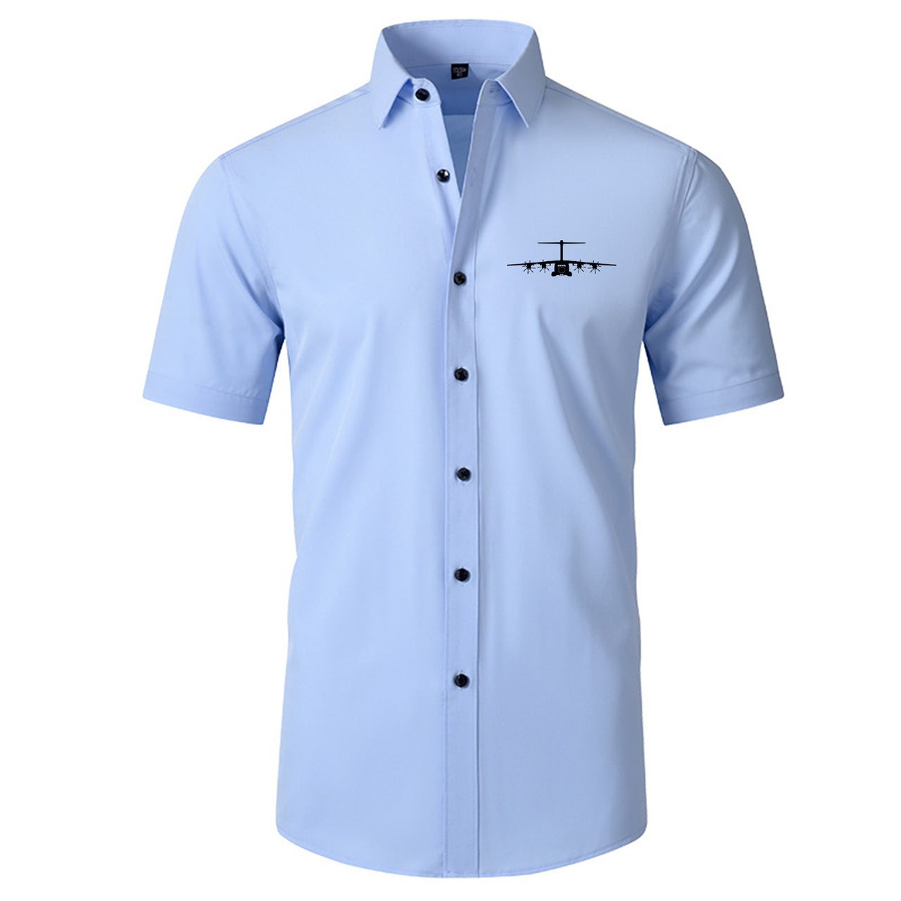 Airbus A400M Silhouette Designed Short Sleeve Shirts