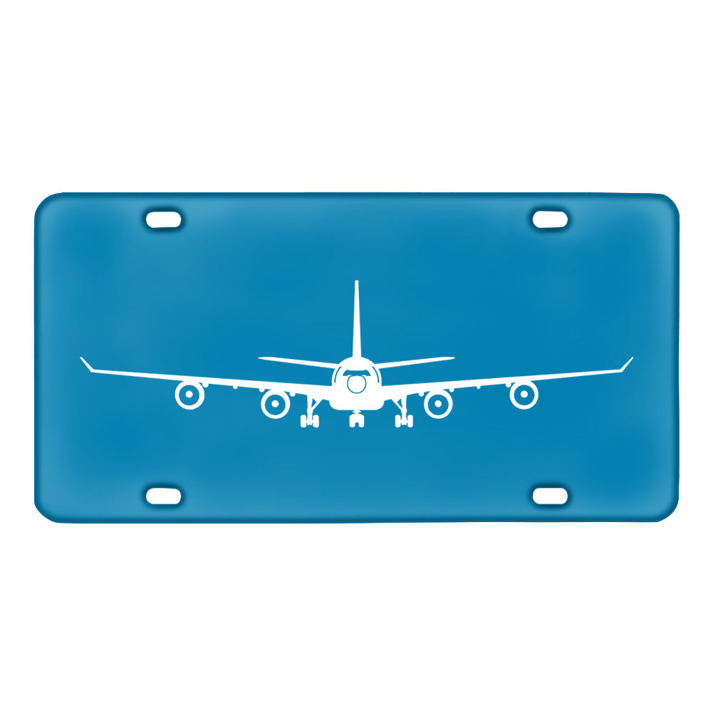 Airbus A340 Silhouette Designed Metal (License) Plates