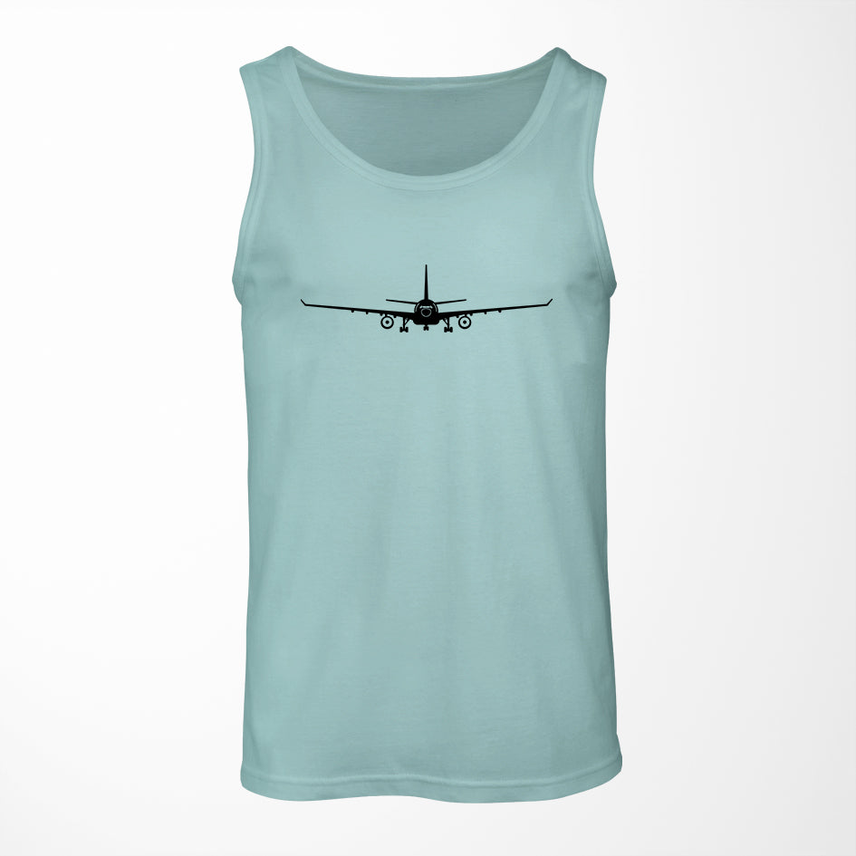 Airbus A330 Silhouette Designed Tank Tops