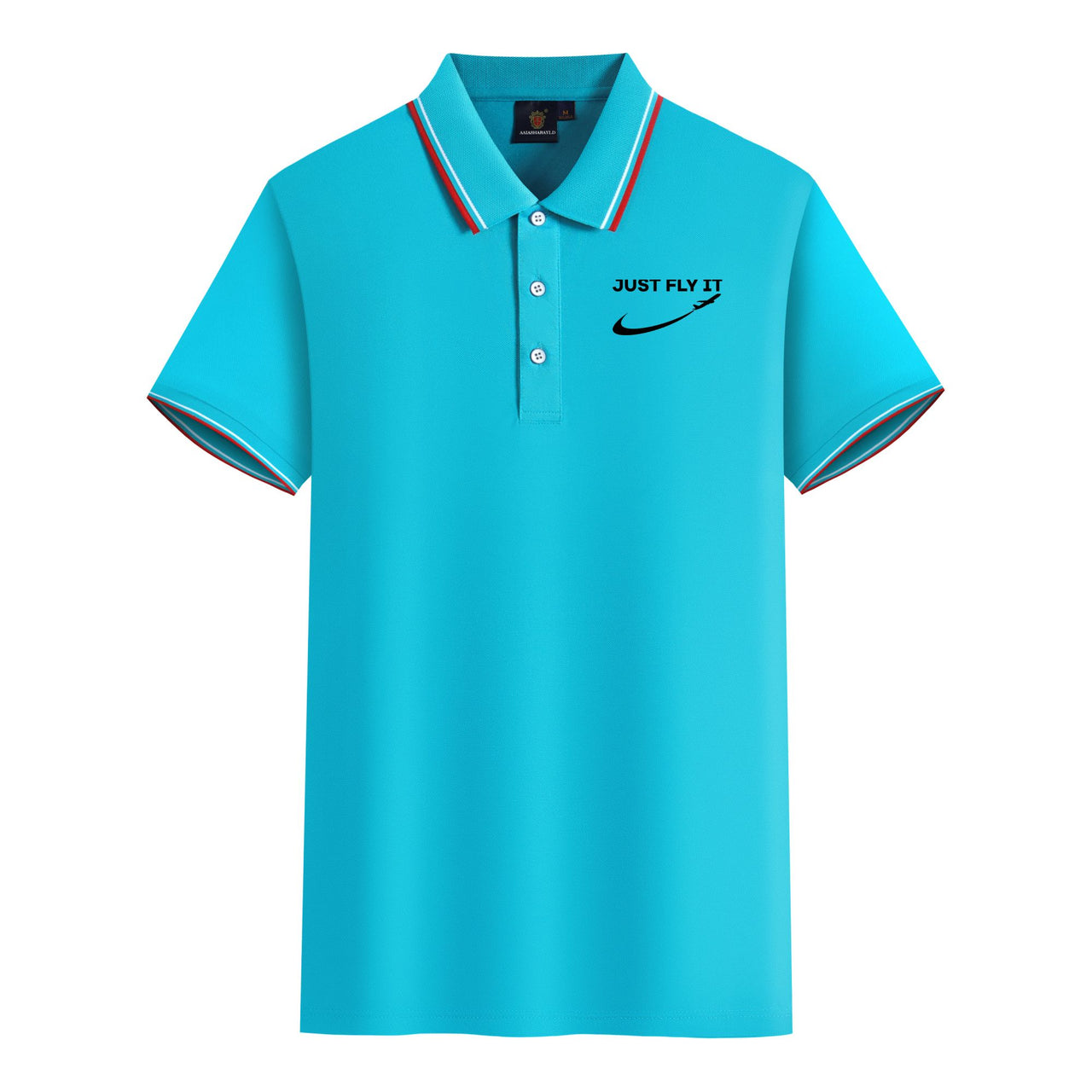 Just Fly It 2 Designed Stylish Polo T-Shirts