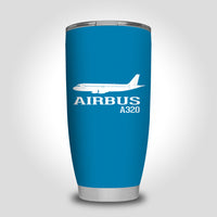 Thumbnail for Airbus A320 Printed Designed Tumbler Travel Mugs