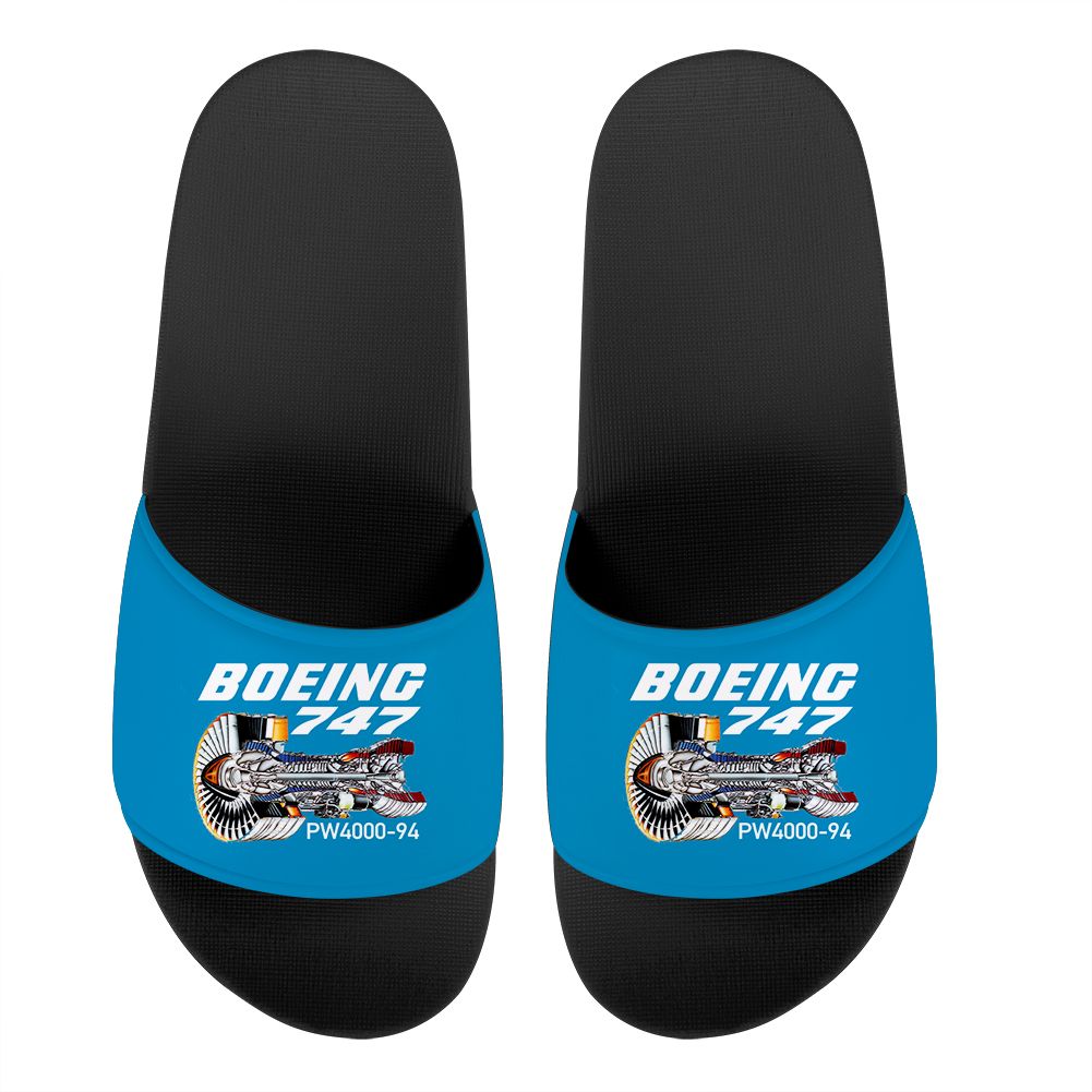 Boeing 747 & PW4000-94 Engine Designed Sport Slippers