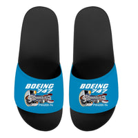 Thumbnail for Boeing 747 & PW4000-94 Engine Designed Sport Slippers