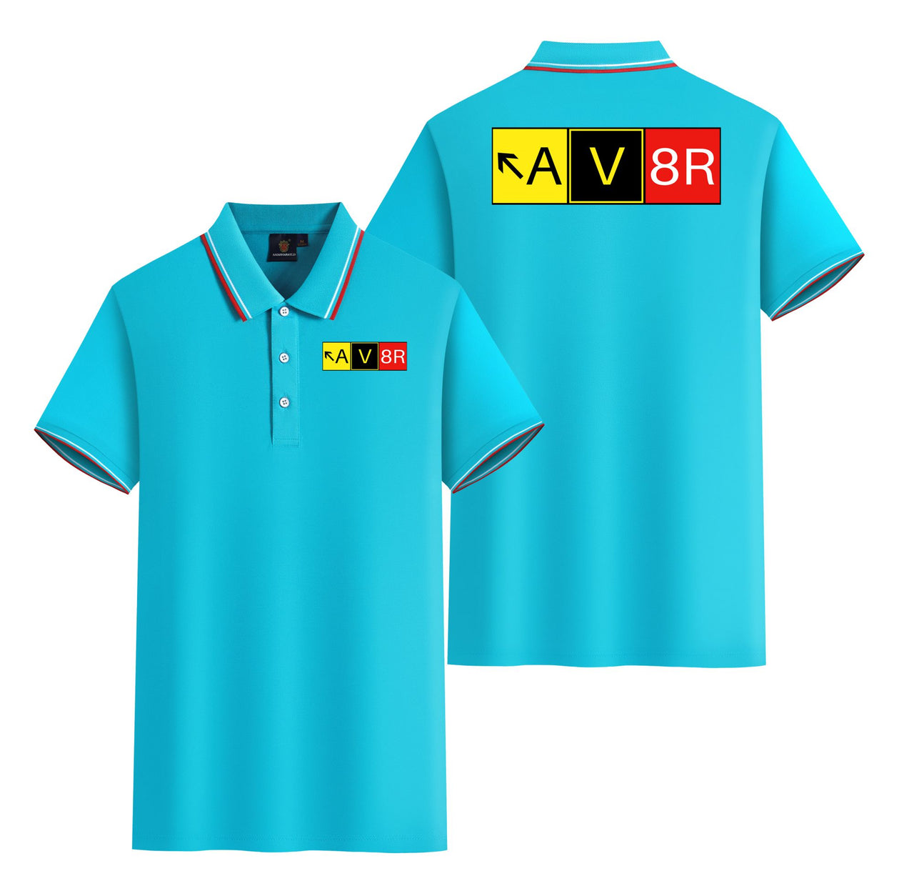 AV8R Designed Stylish Polo T-Shirts (Double-Side)