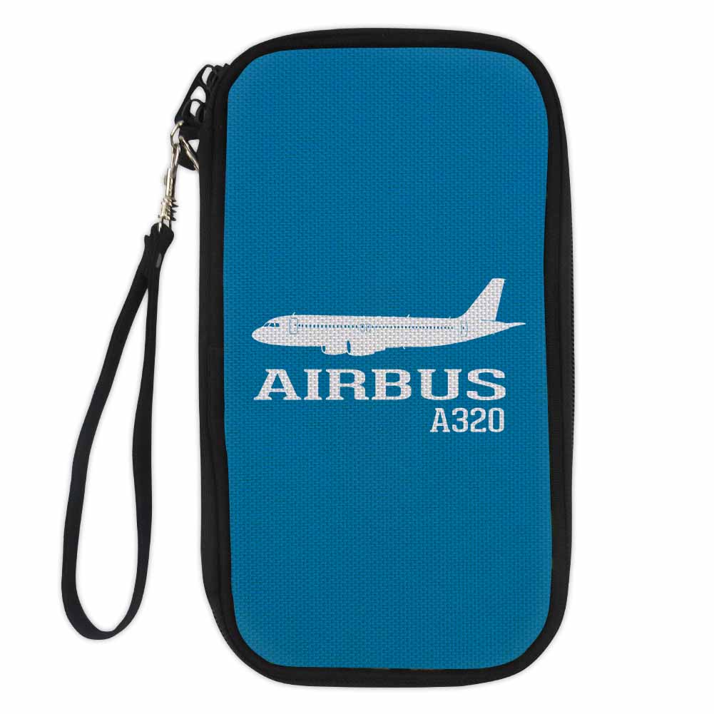 Airbus A320 Printed Designed Travel Cases & Wallets