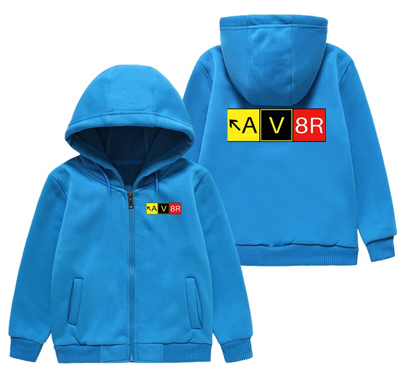 AV8R Designed "CHILDREN" Zipped Hoodies