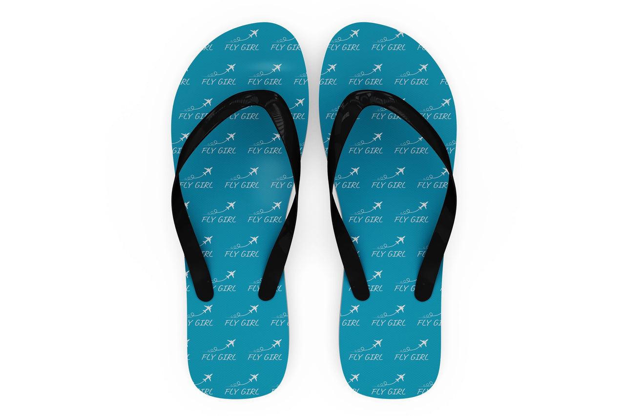 Just Fly It & Fly Girl Designed Slippers (Flip Flops)