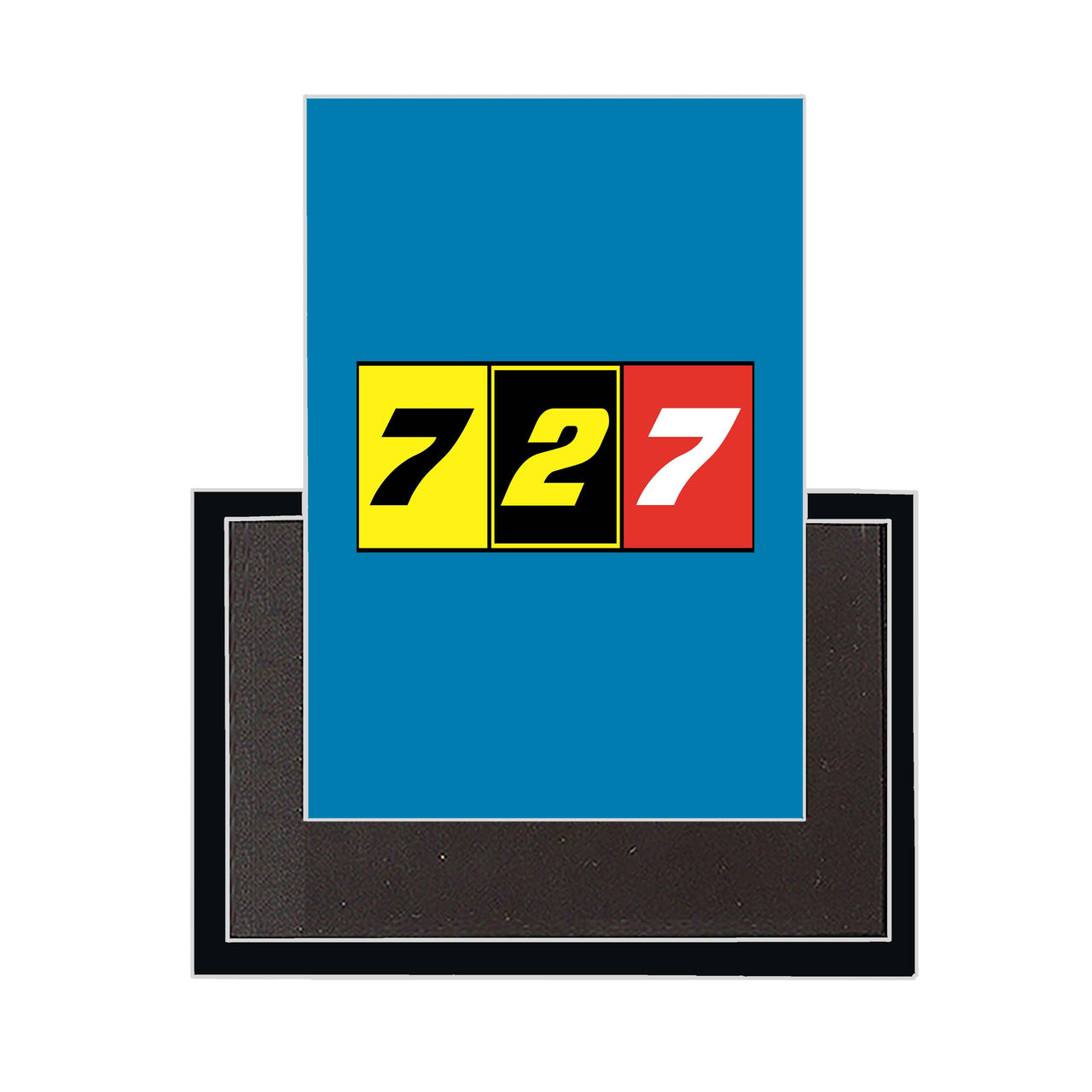 Flat Colourful 727 Designed Magnets