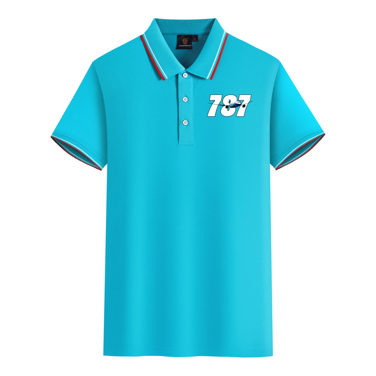 Super Boeing 787 Designed Stylish Polo T-Shirts