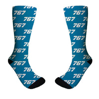 Thumbnail for 767 Flat Text Designed Socks