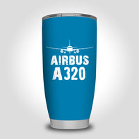 Thumbnail for Airbus A320 & Plane Designed Tumbler Travel Mugs