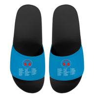 Thumbnail for Aviation Alphabet 3 Designed Sport Slippers