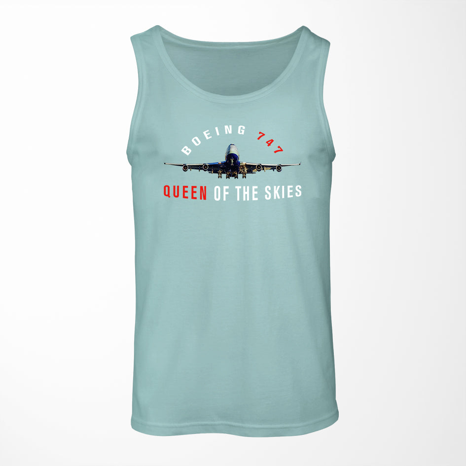 Boeing 747 Queen of the Skies Designed Tank Tops