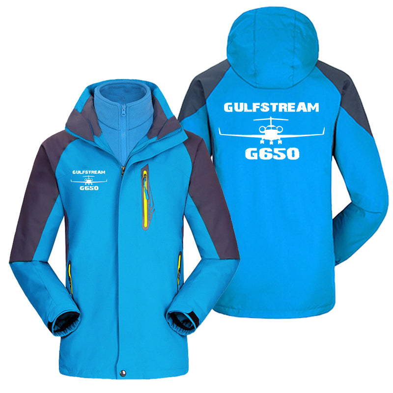 Gulfstream G650 & Plane Designed Thick Skiing Jackets