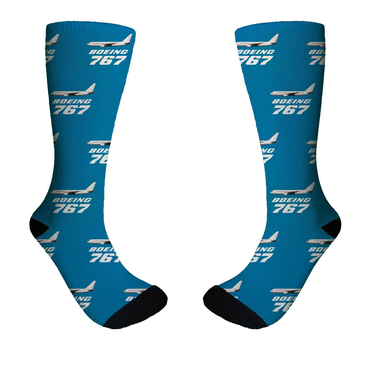 The Boeing 767 Designed Socks