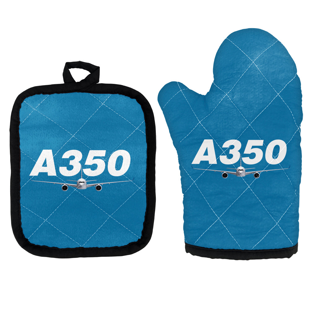 Super Airbus A350 Designed Kitchen Glove & Holder