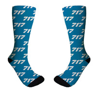 Thumbnail for 717 Flat Text Designed Socks